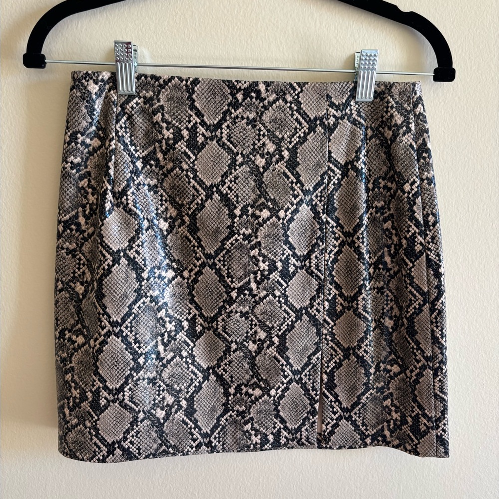 Zara snake skin Patterned Pencil Skirt